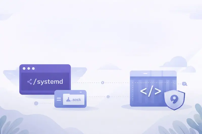 Featured image of post Reaktive lokale Dienste mit systemd, UNIX-Sockets und rootlosen Containern